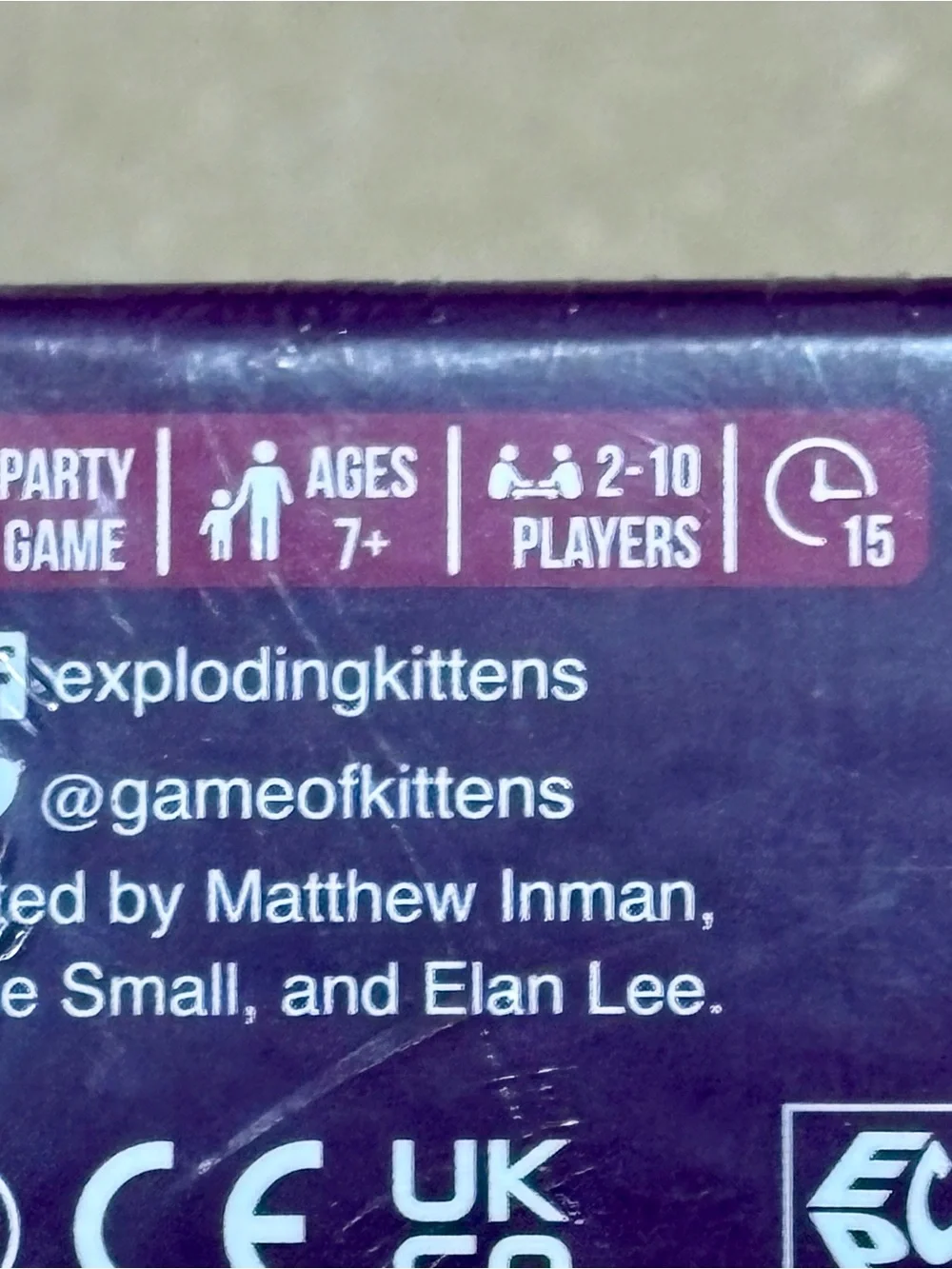 Exploding Kittens Party Pack Multiplayer Card Game for 2-10 Players 15 Mins NIB
